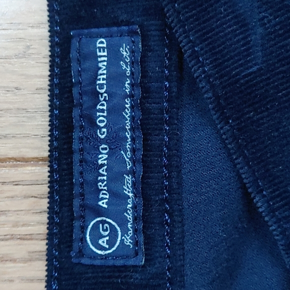 AG Stevie Slim Straight Navy Cords - Picture 6 of 14